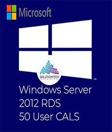 Windows Server 2012 RDS 50 Devices CALS License Key