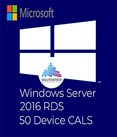 Windows Server 2016 RDS 50 Devices CALS License Key