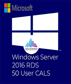 Windows Server 2016 RDS 50 User CALS License Key